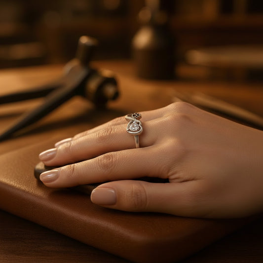 'Always In My Heart' Silver Ring