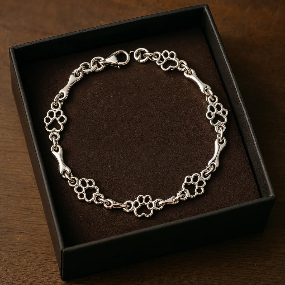 Silver Paw Bracelet
