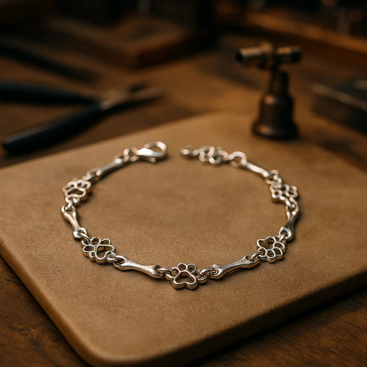 Silver Paw Bracelet