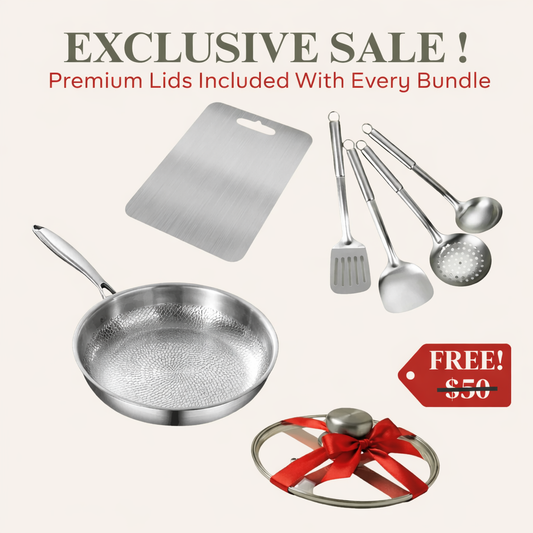 Pure Titanium Standard Bundle Pro + FREE LIDS