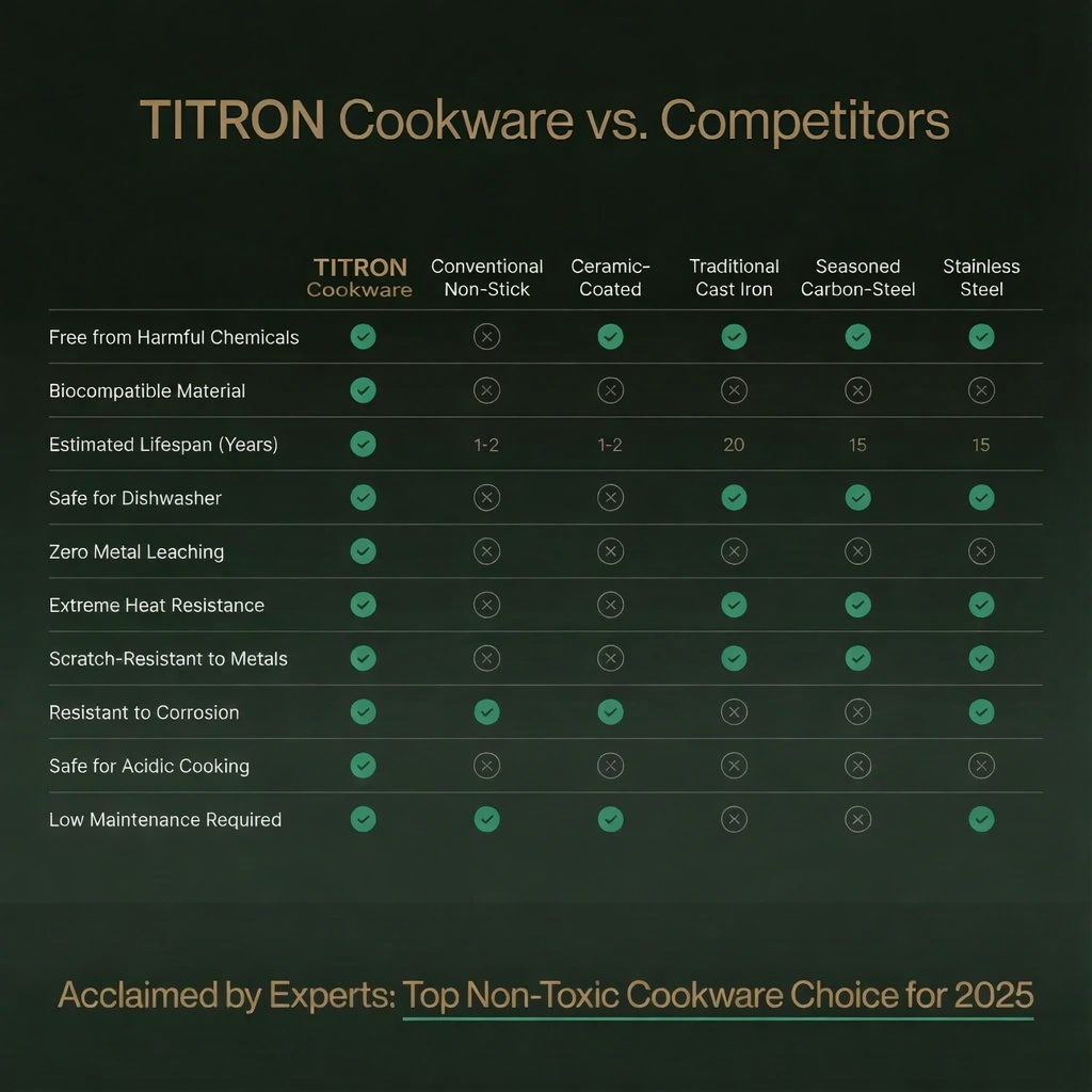 Titanium Pot Pan + FREE LID