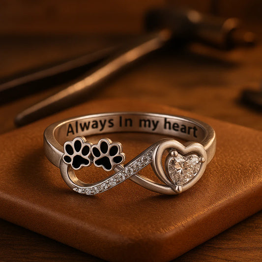 'Always In My Heart' Silver Ring